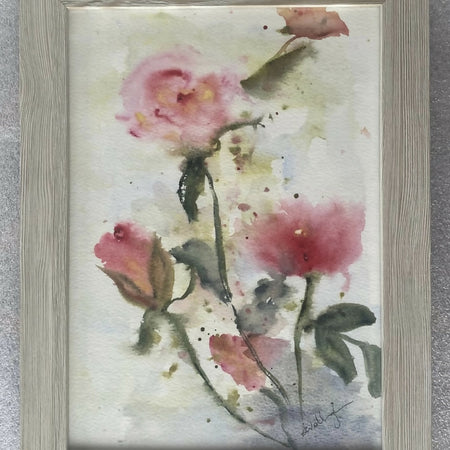 Wispy Roses Original Watercolour