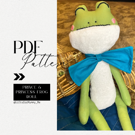 Prince & Princess Frog doll pattern