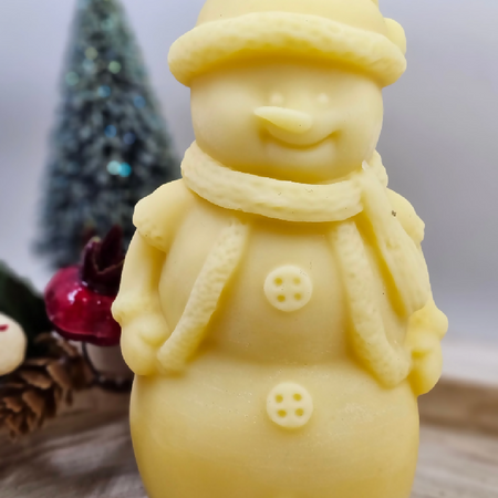 Snowman Candle