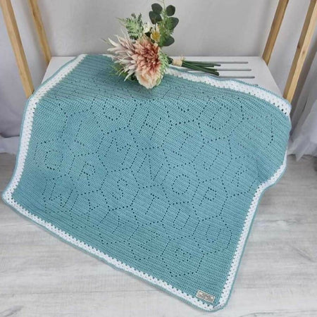 Snuggle Up with Our Acrylic ABC Baby Blanket