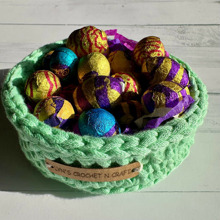 Handmade Pastel Crochet Trinket Baskets – Soft & Stylish Storage