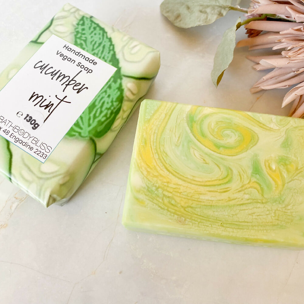 Cucumber Mint Handmade Fragranced Soap - view 10