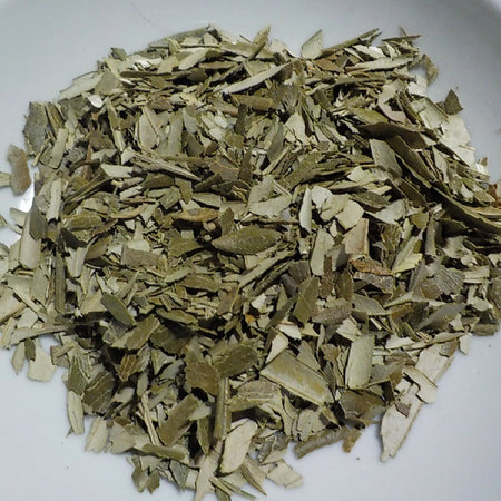 dried and chopped olive leaves 10g