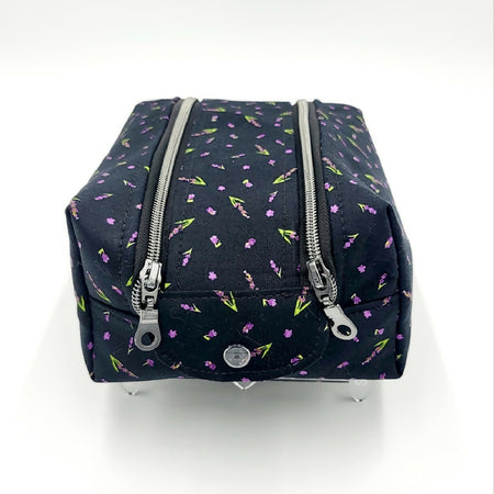 Make-up, Toiletry, Carry All Bag in Lavender Flowers