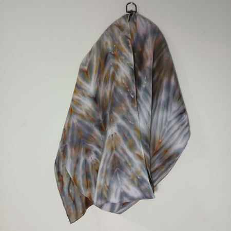 Dyed silk scarf 6