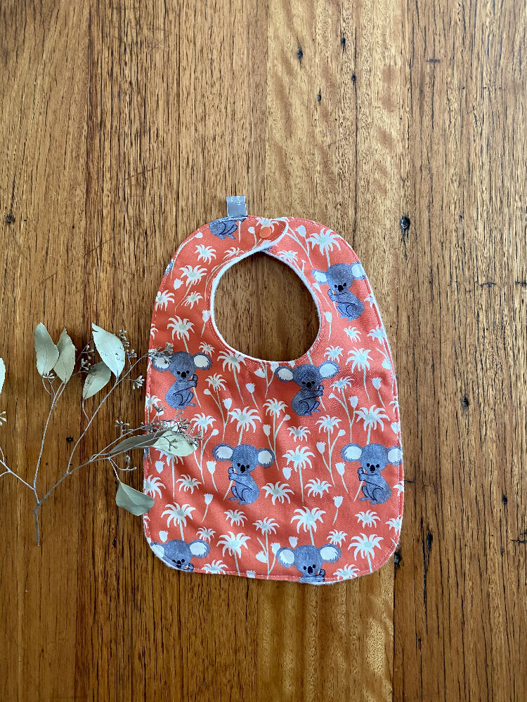 orange koalas bib 1