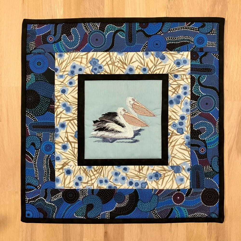 table-centre-handmade-Australia-pelican_1