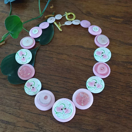 Button necklace - A Mother's Love