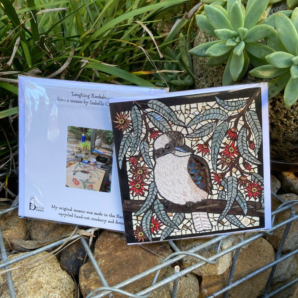 Mosaic Greeting Cards - Set of 5 - Free Shipping