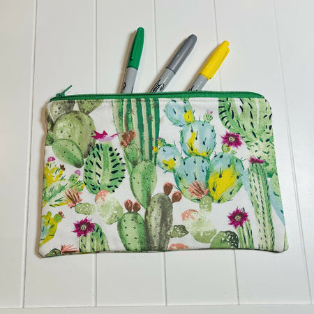 Cactus pencil case