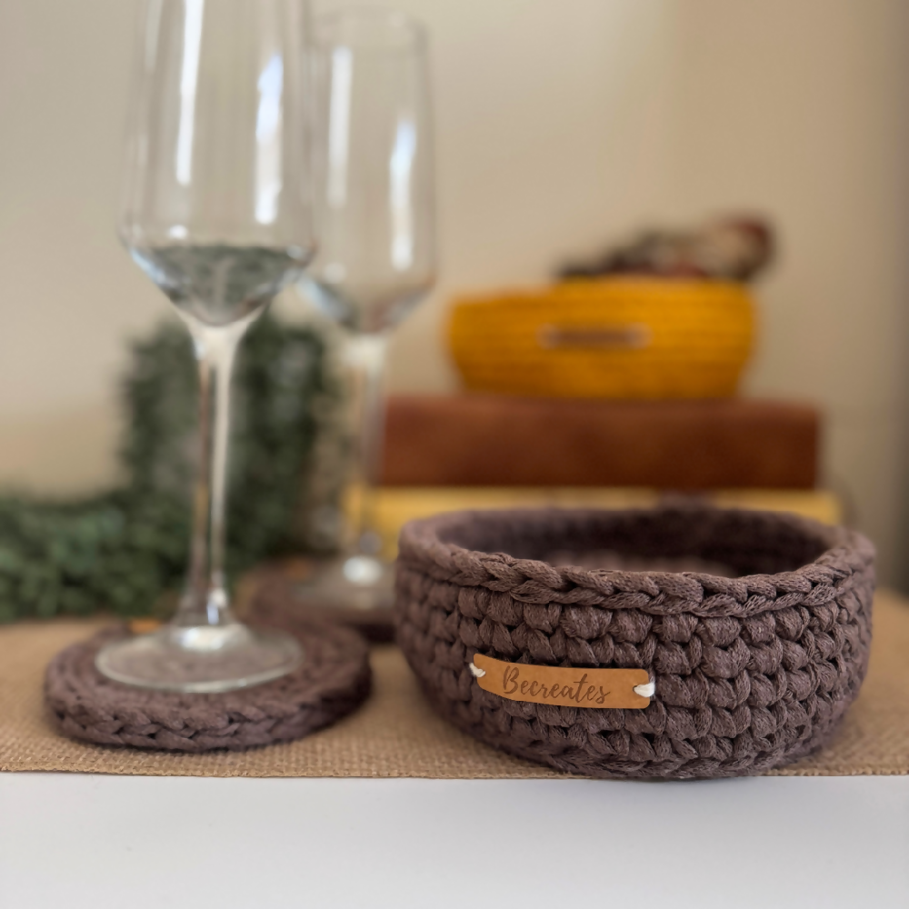 Coasters-crochet-handmade-Chocolate-Brown (7)