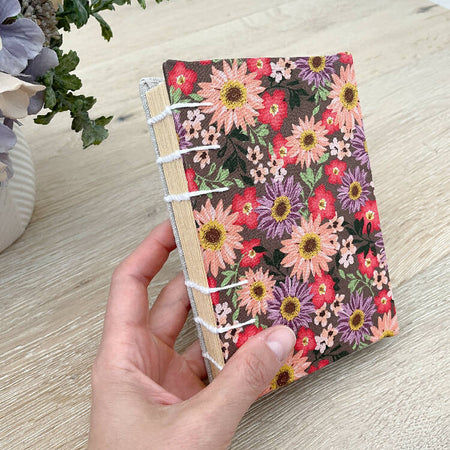 A6 Notebook (Lined) - Gerbera