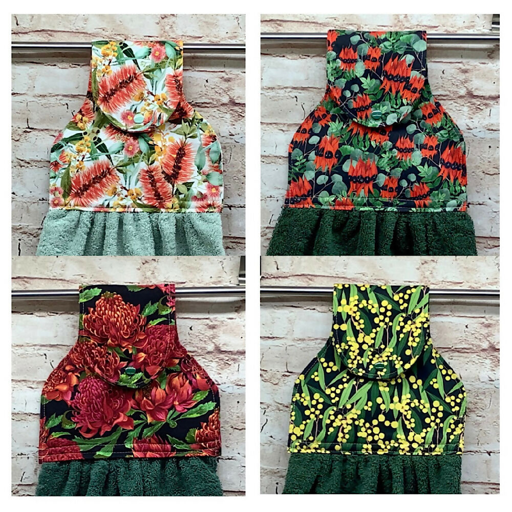 Wildflowers hanging hand towel - 3 Designs