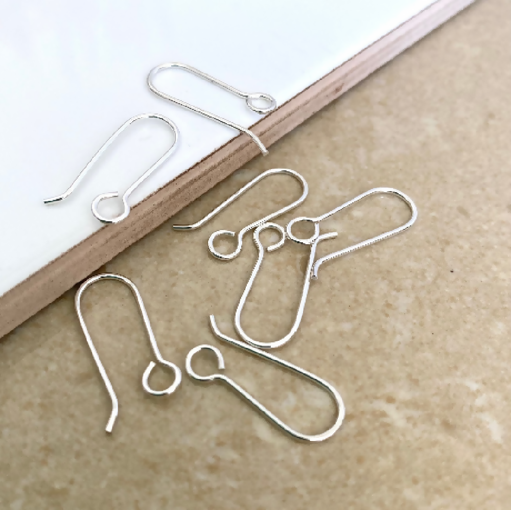 Sterling Silver .925 Small French Hooks