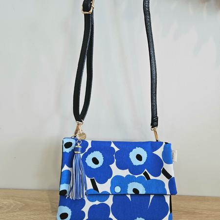 Marimekko - Pieni Unikko Blue Crossbody Bag