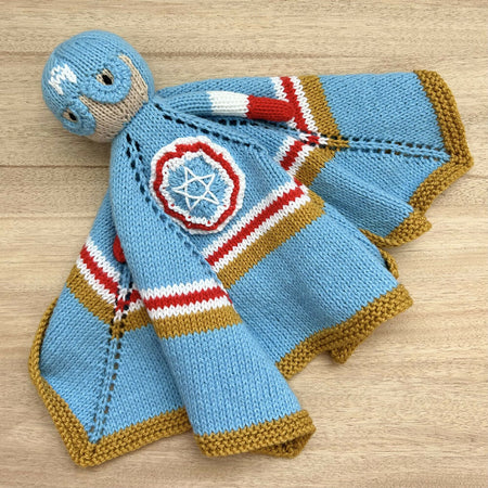 Hand-Knit | Superhero | Security Blanket | Comic