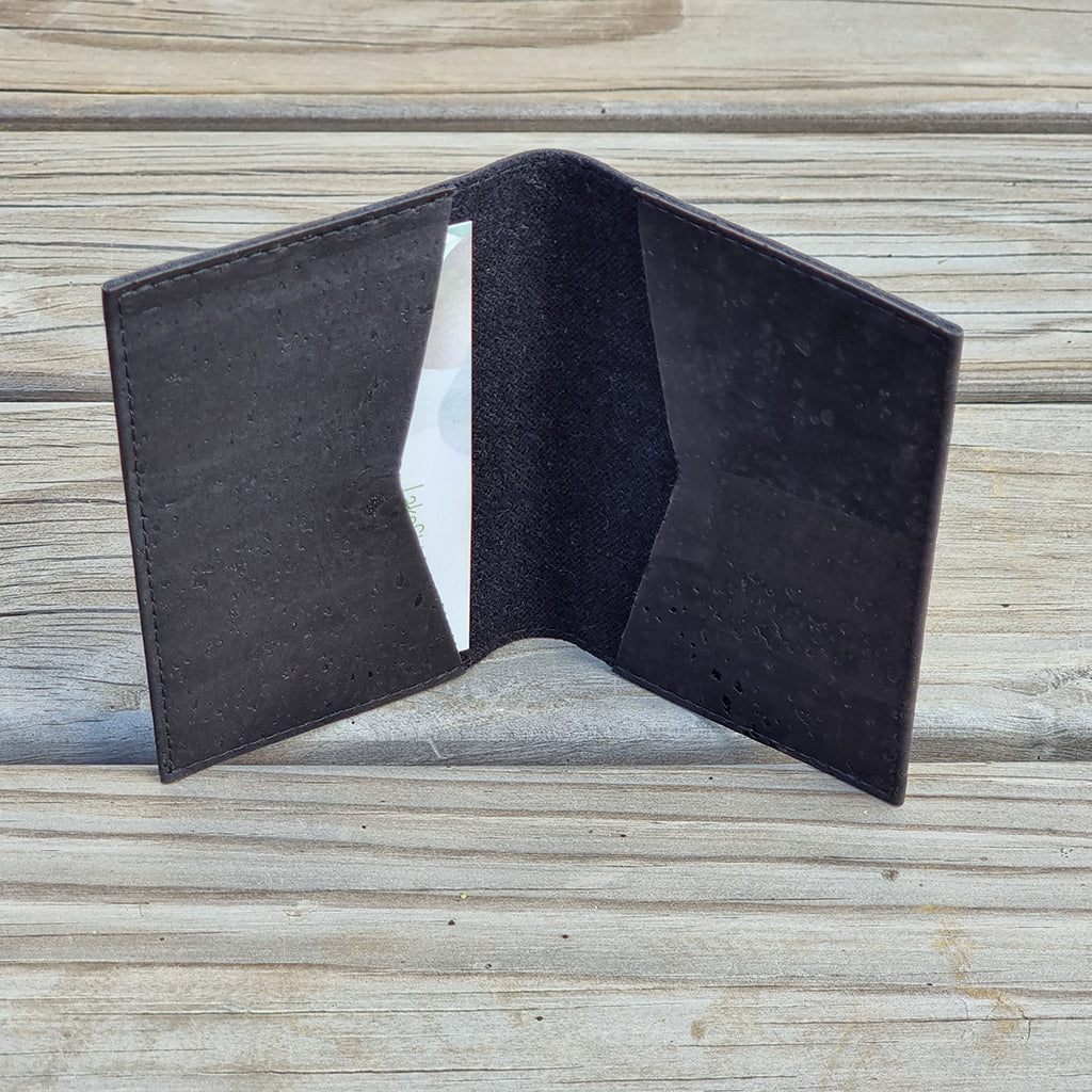 Cork Leather Card Holder