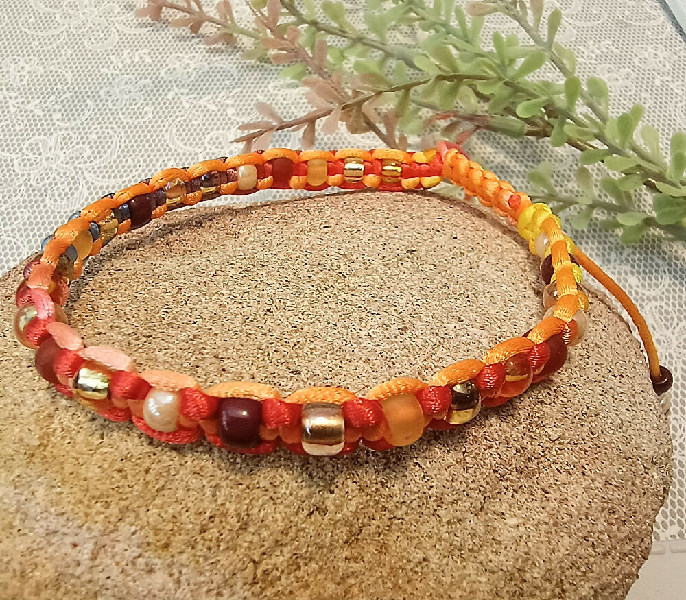 Assorted Stacking Macrame Seed Bead Bangles/Bracelets