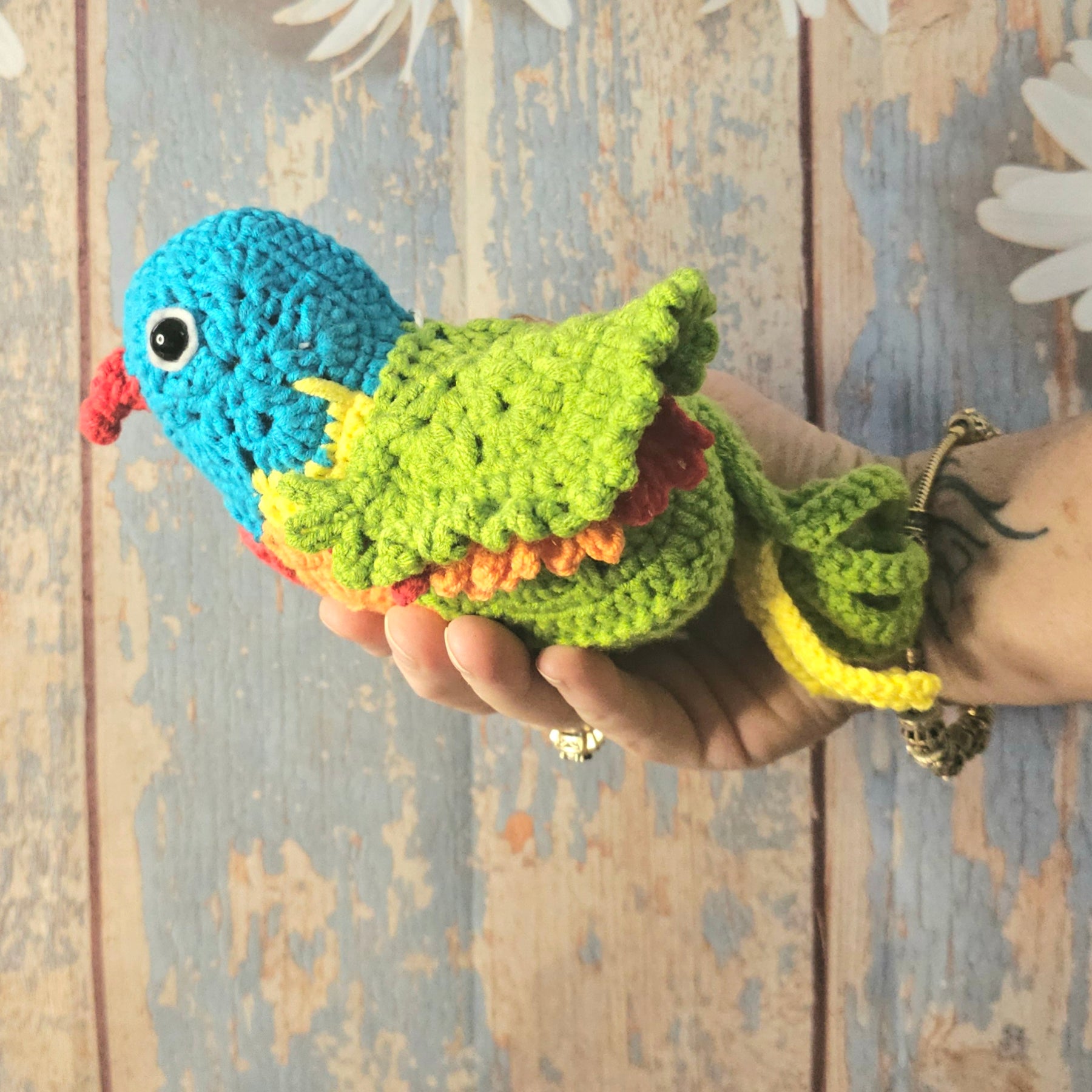 Crocheted Bird - Lorikeet