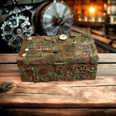 Steampunk trinket/treaure.jewellery box