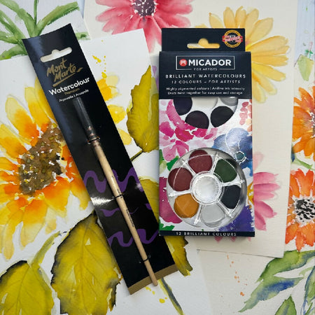 Watercolour Painting Kit - Paint At Home