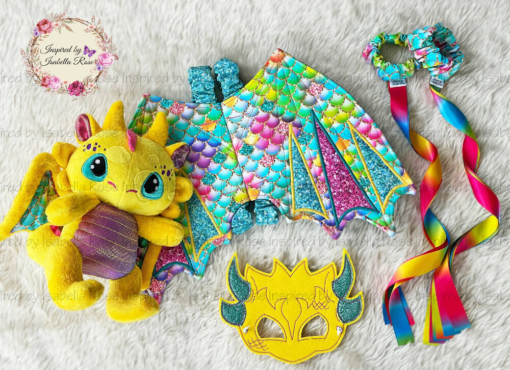 Jointed Dragon Plushie, Dragon wing set, Made to order