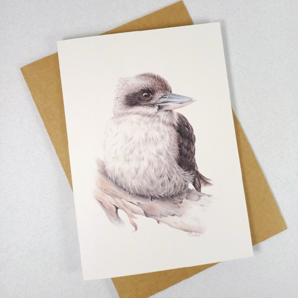 Australian-artist-greeting-card-kookaburra