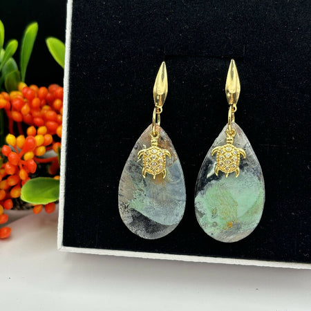 Ocean Treasure Turtle Earrings