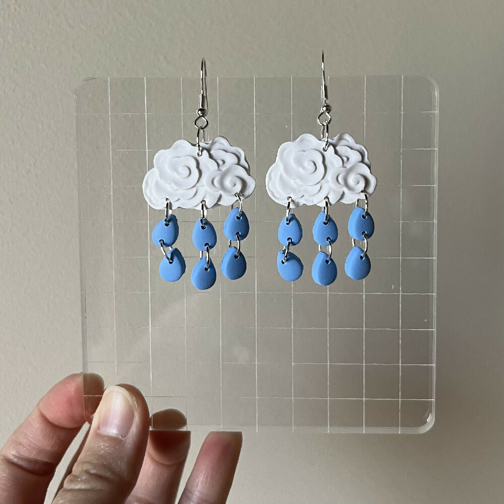 Rain cloud dangles