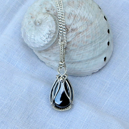 Elite Shungite in Sterling Silver with SS chain