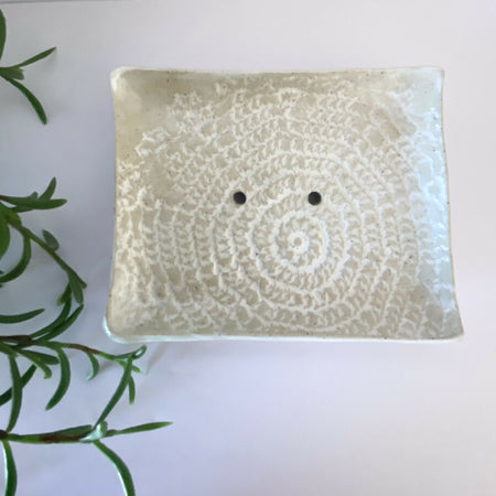 Ceramic Soap Dish/ Handmade Pottery