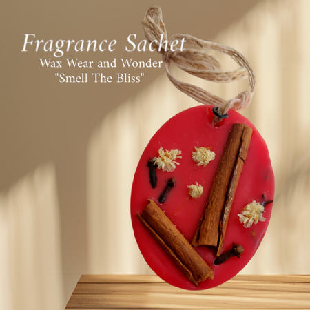 Fragrance Sachet Oval - Cinnamon Apple