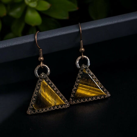 Tigers Eye Earrings