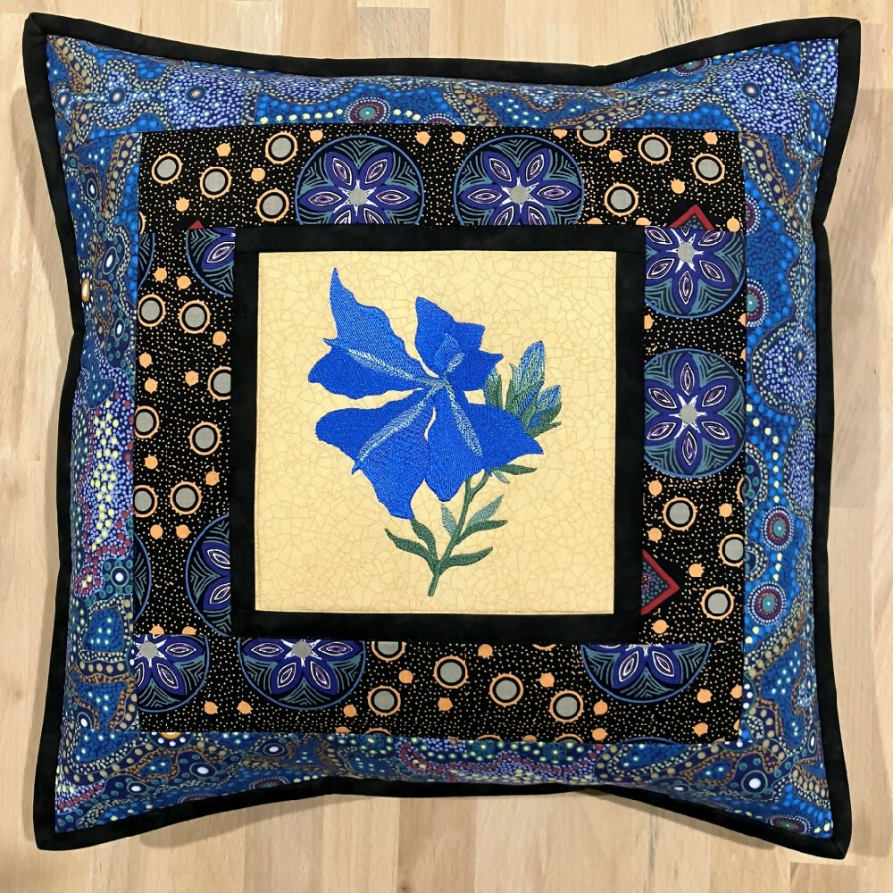 cushion-cover-Australian-native-blue-lechenaultia_1