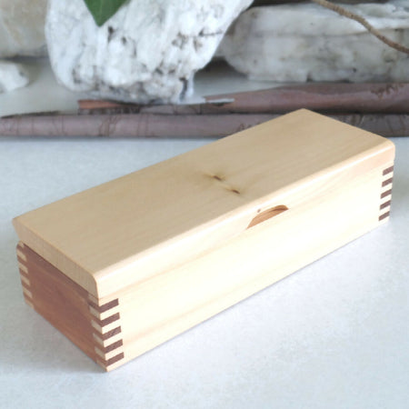 Slimline Joinery Design Box- Tasmanian Huon with Blackwood