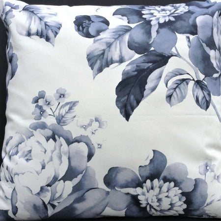 Blue and white floral cushion cover-Hamptons style