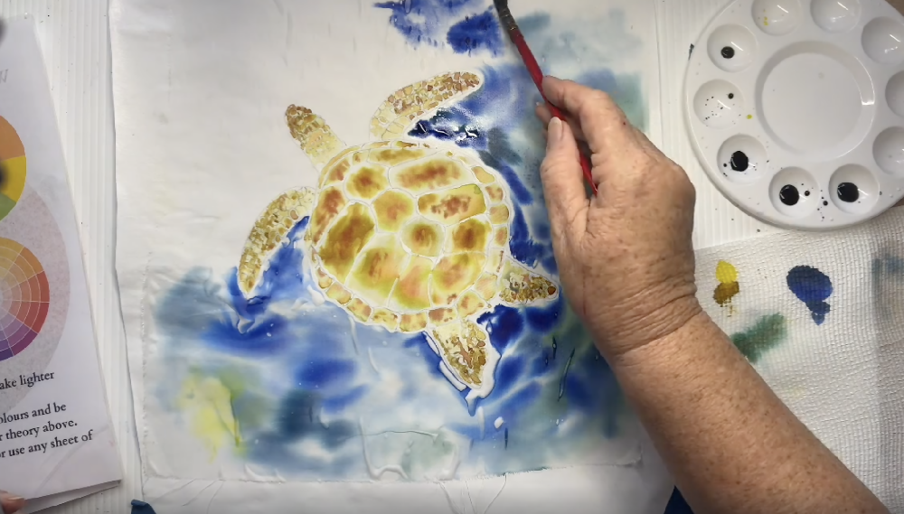 DIY Silk Painting Kit, Paint A Turtle