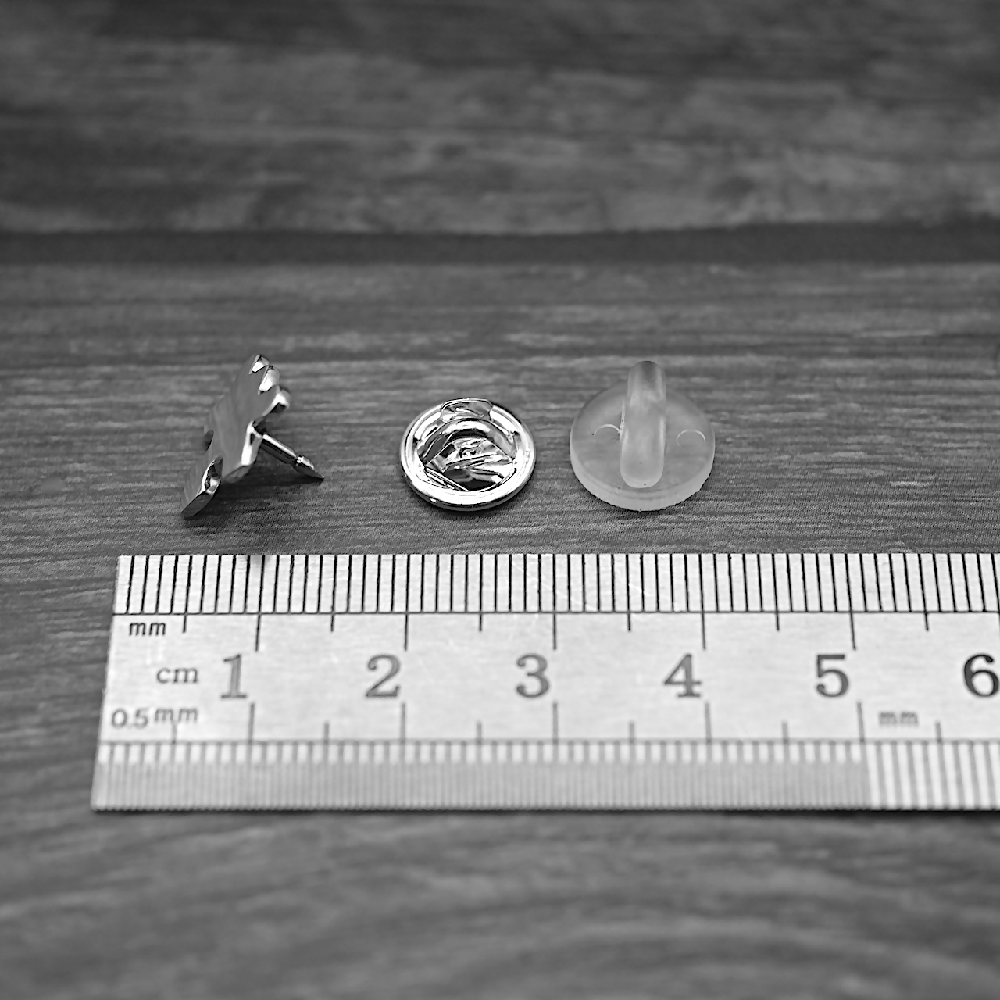 jigsaw pin sterling silver ruler cms sml