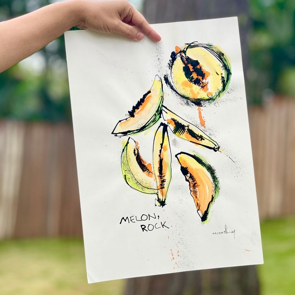 "Melons, Rock" | Original Art | A3