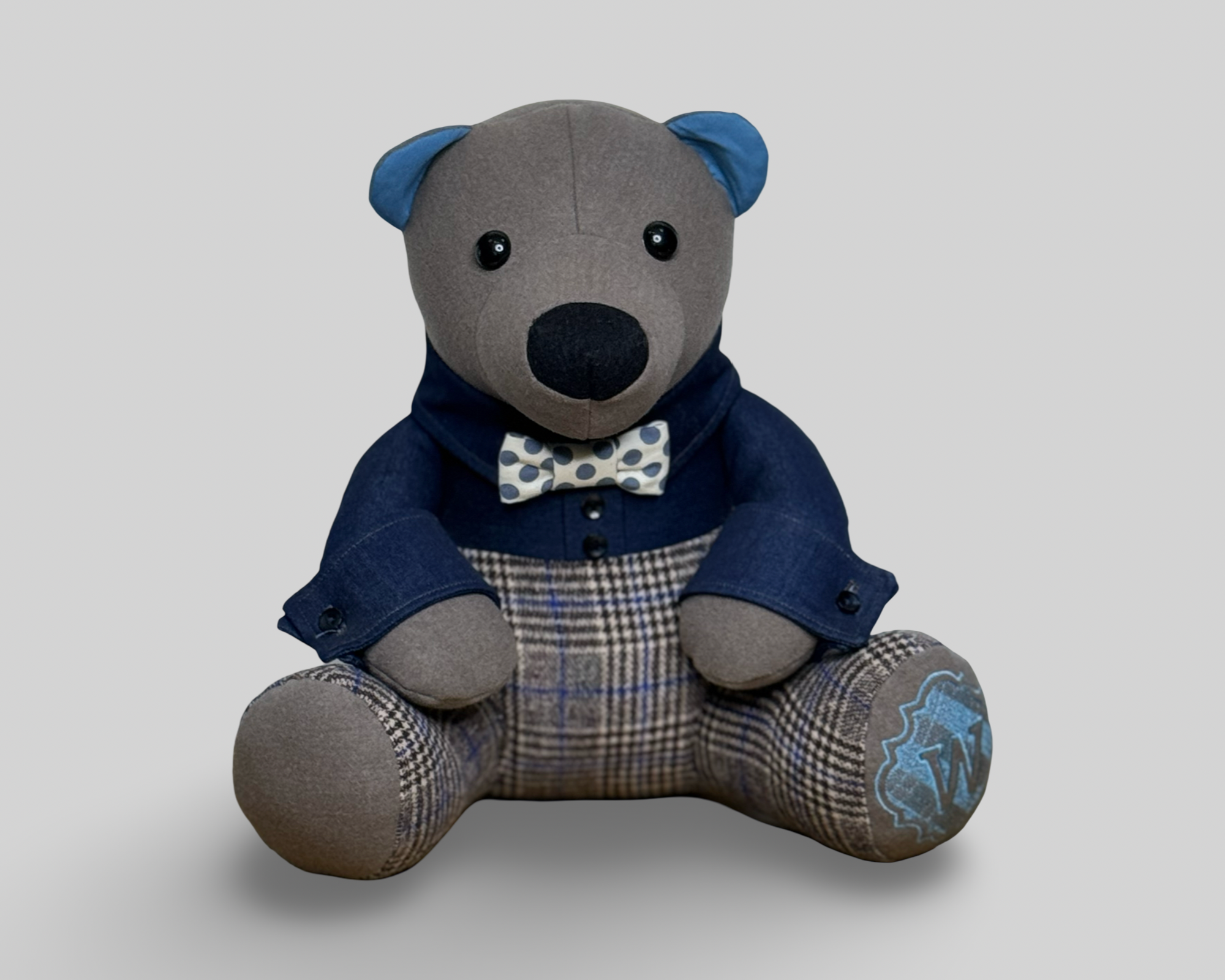 Custom Memory Bear –  Keepsake Teddy from Clothing – Personalised Handmade