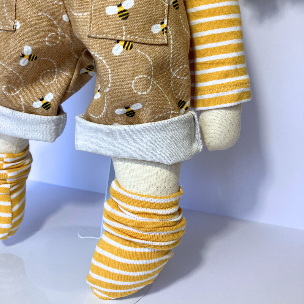 Handmade Fabric Doll| Fun Size| 14 Inches| Mimi