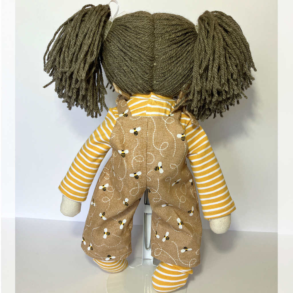 Handmade Fabric Doll| Fun Size| 14 Inches| Mimi