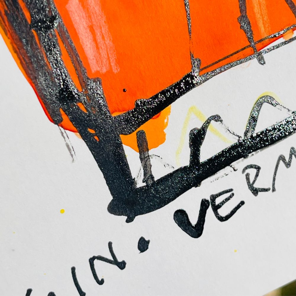 "Mini Negroni #5" | Original Art | A4