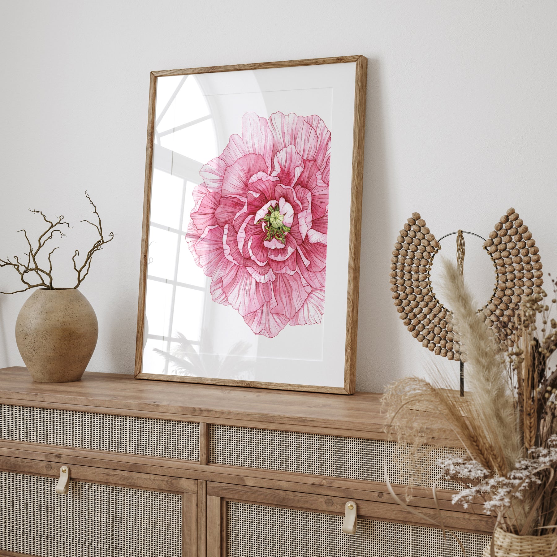 Pink Peony Art Print