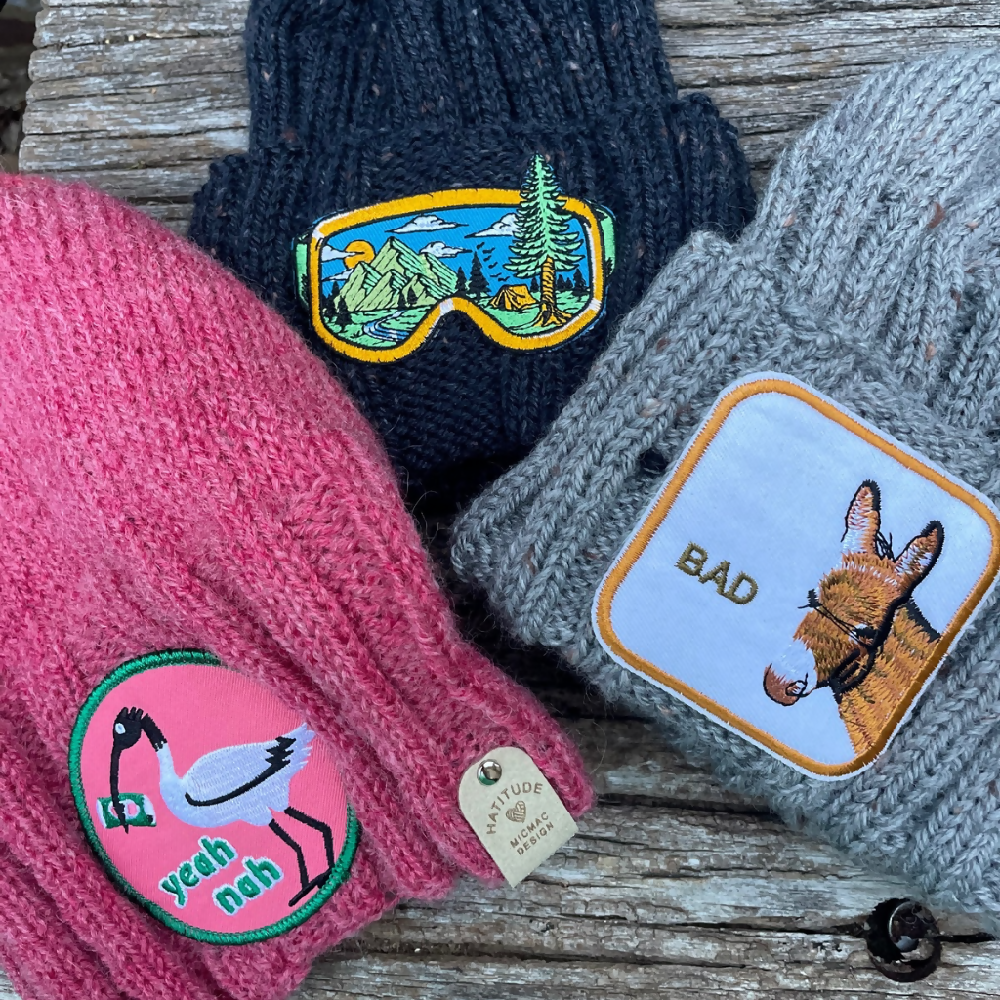 HATITUDE Bad Ass Fisherman’s Beanie with Donkey Patch