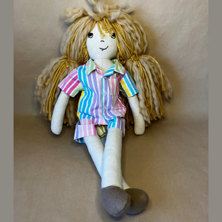 Handmade cloth doll |Soft Summer Playsuit| 53cm|21 inches