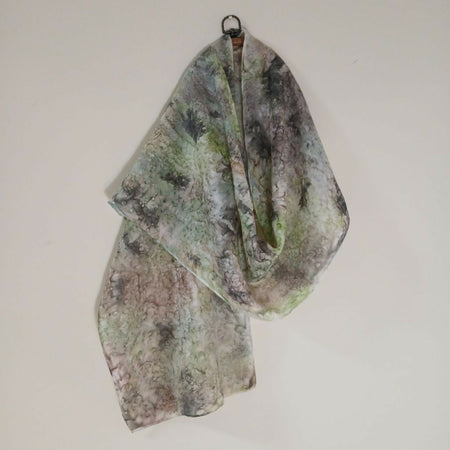 Dyed silk scarf 8