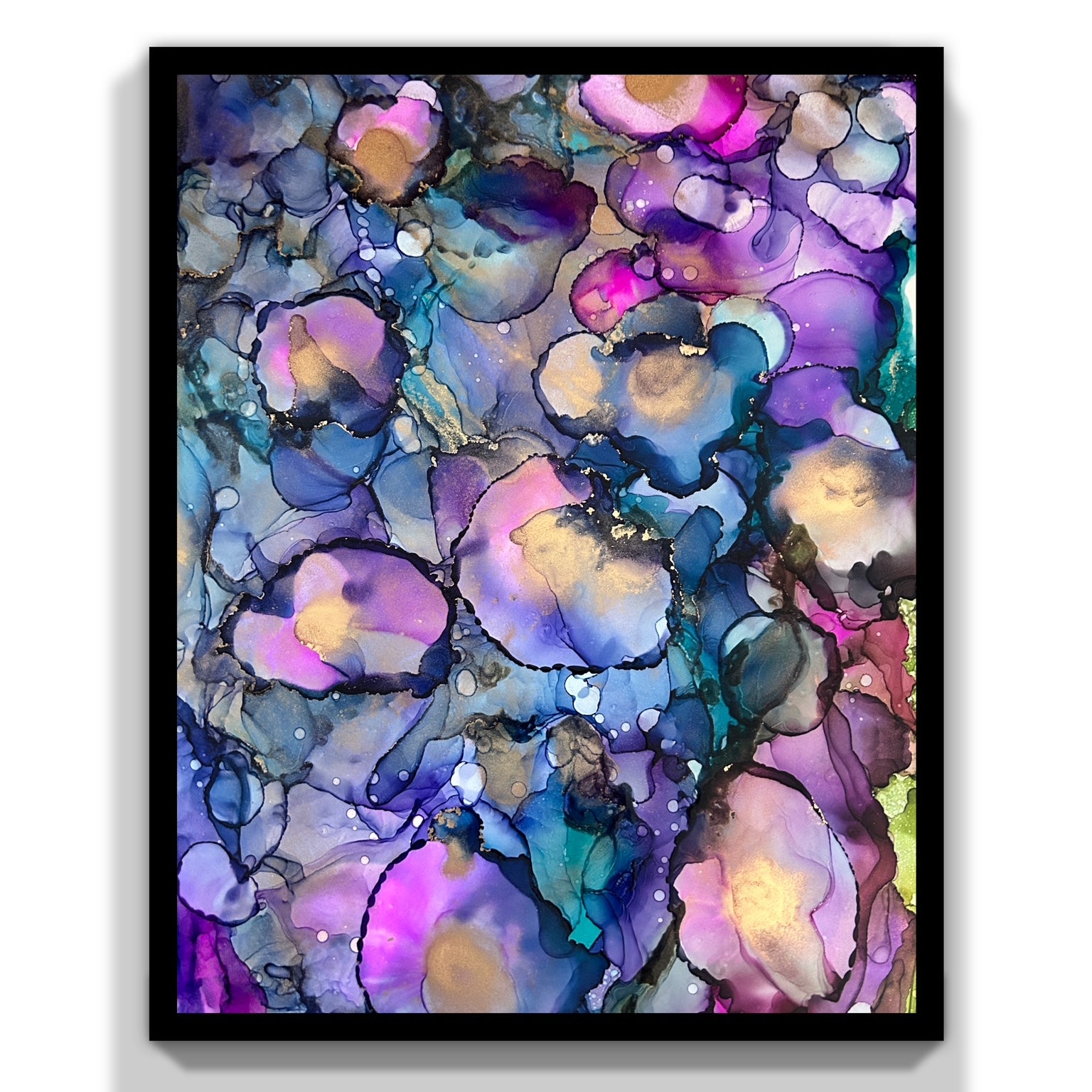 Wall Art - Celebration Collection - Alcohol Ink Original