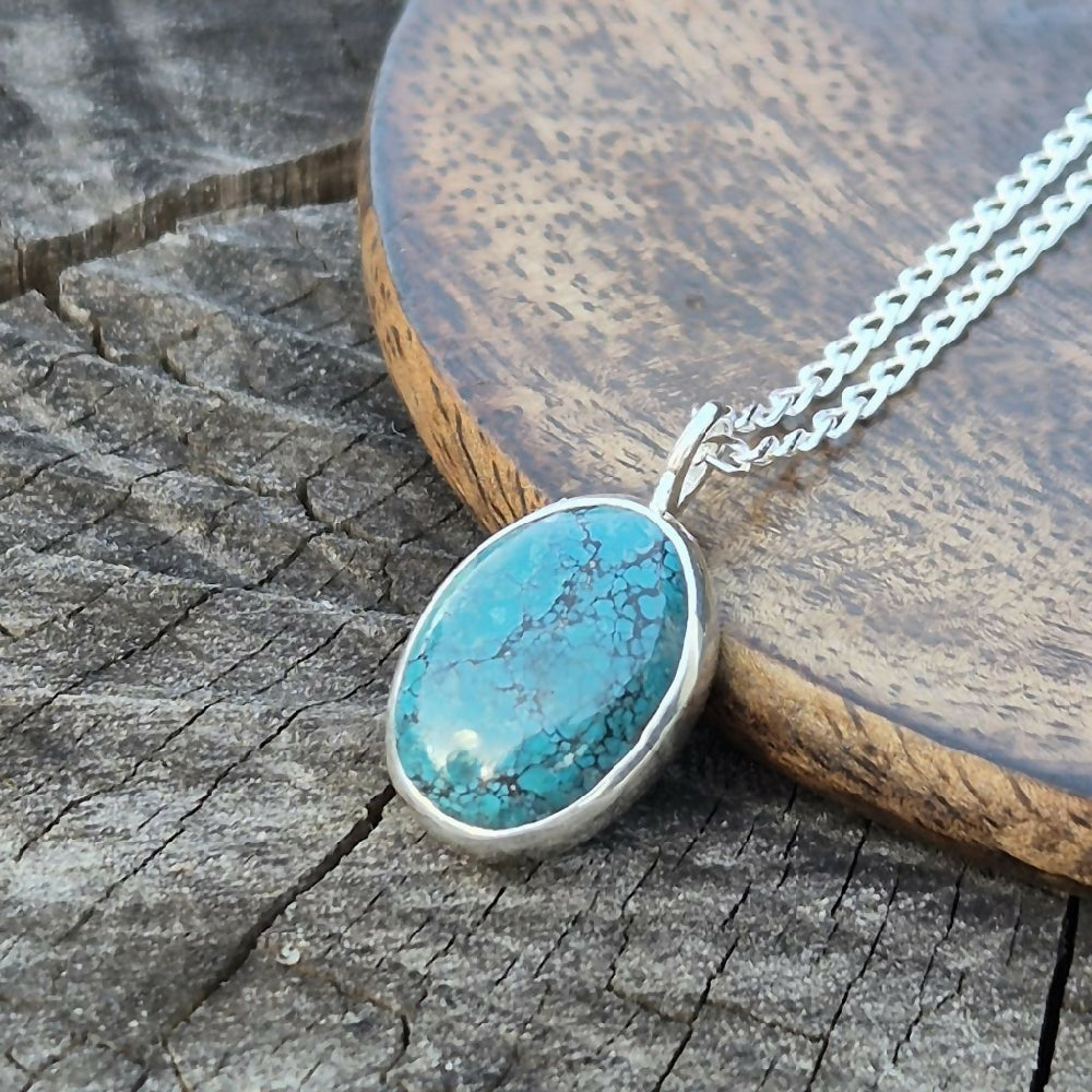 Silver Turquoise Pendant 2a2