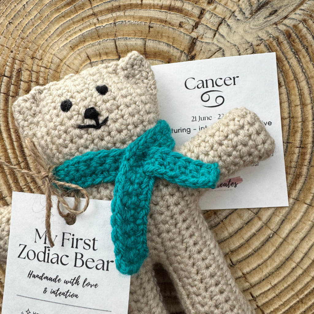 My First Zodiac Bear | Handmade Teddy | Star Sign theme